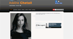 Desktop Screenshot of adeline-chetail.fr