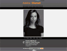 Tablet Screenshot of adeline-chetail.fr